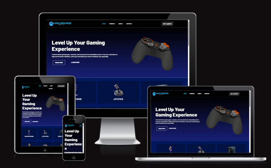 Gaming Industry - Showcase Website